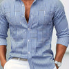 Emerson | Chemise vintage à rayures pour homme, à manches longues